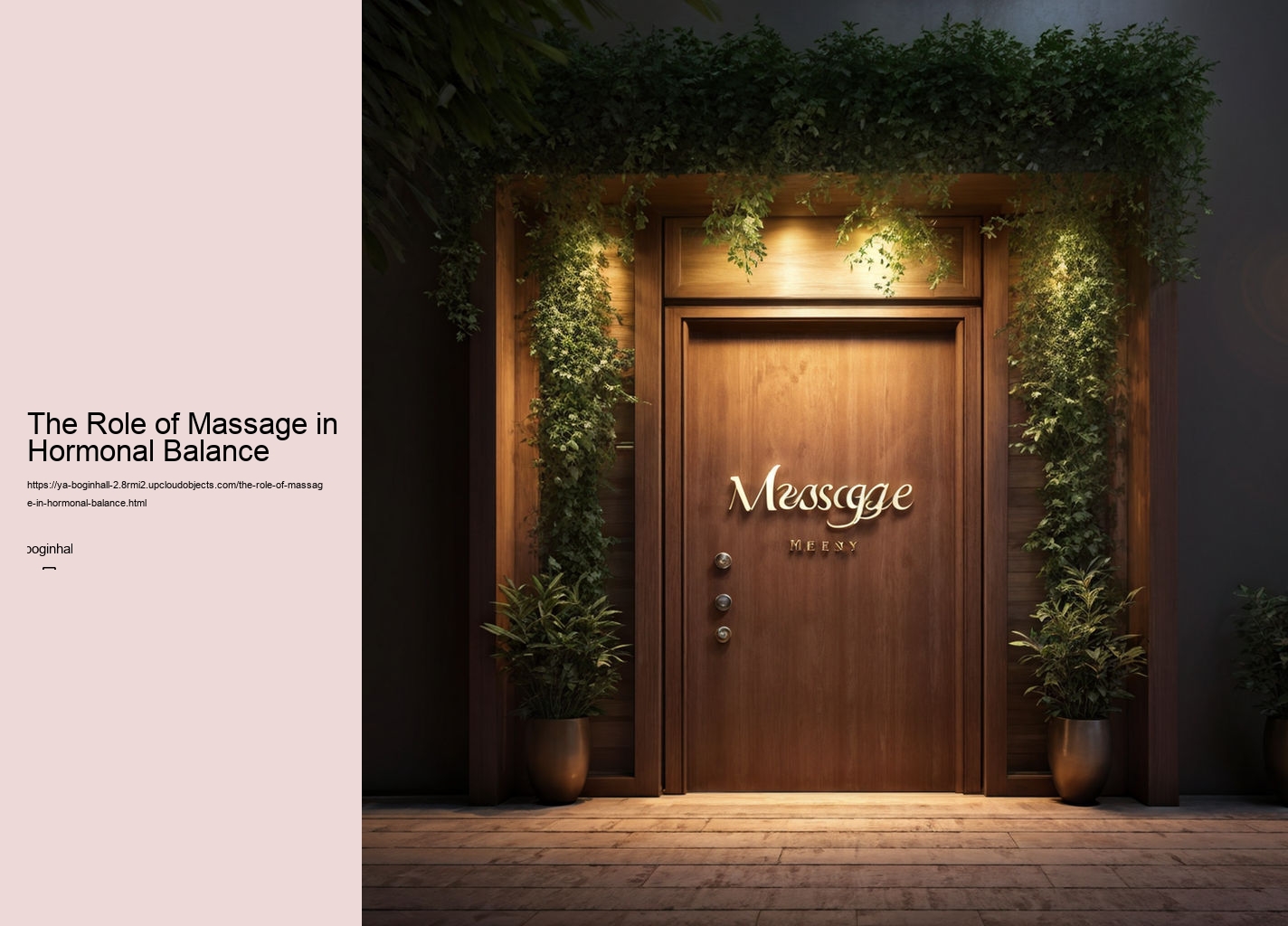 The Role of Massage in Hormonal Balance